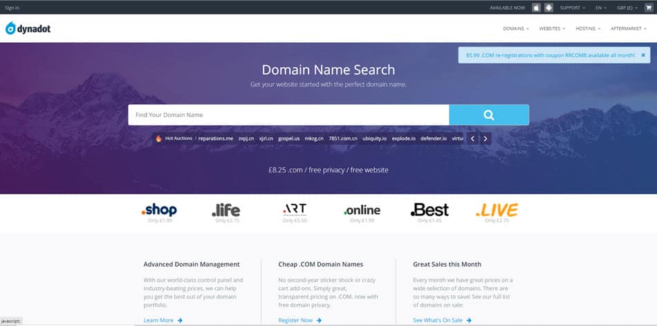 where to buy a domain name