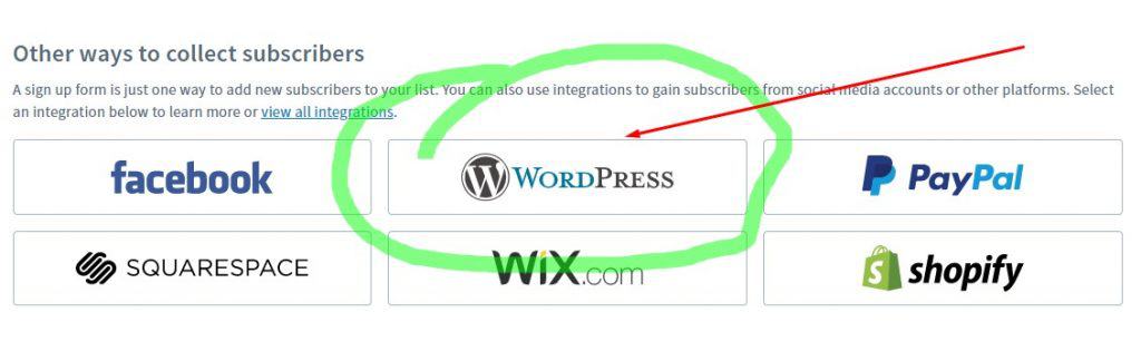 free wordpress plugin for building an email list